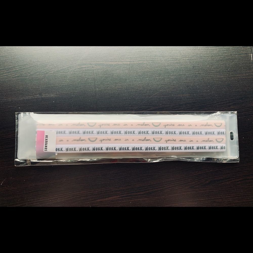 New twelveNYC White Pink Women's 4 Headband Pack